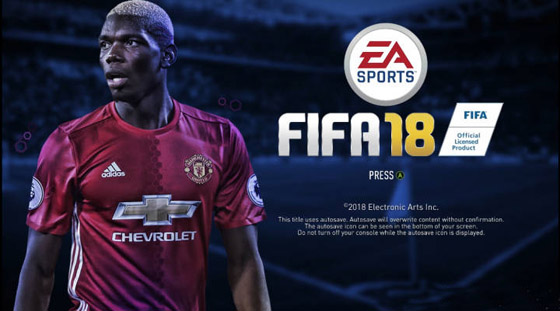 FIFA 18-Home Page